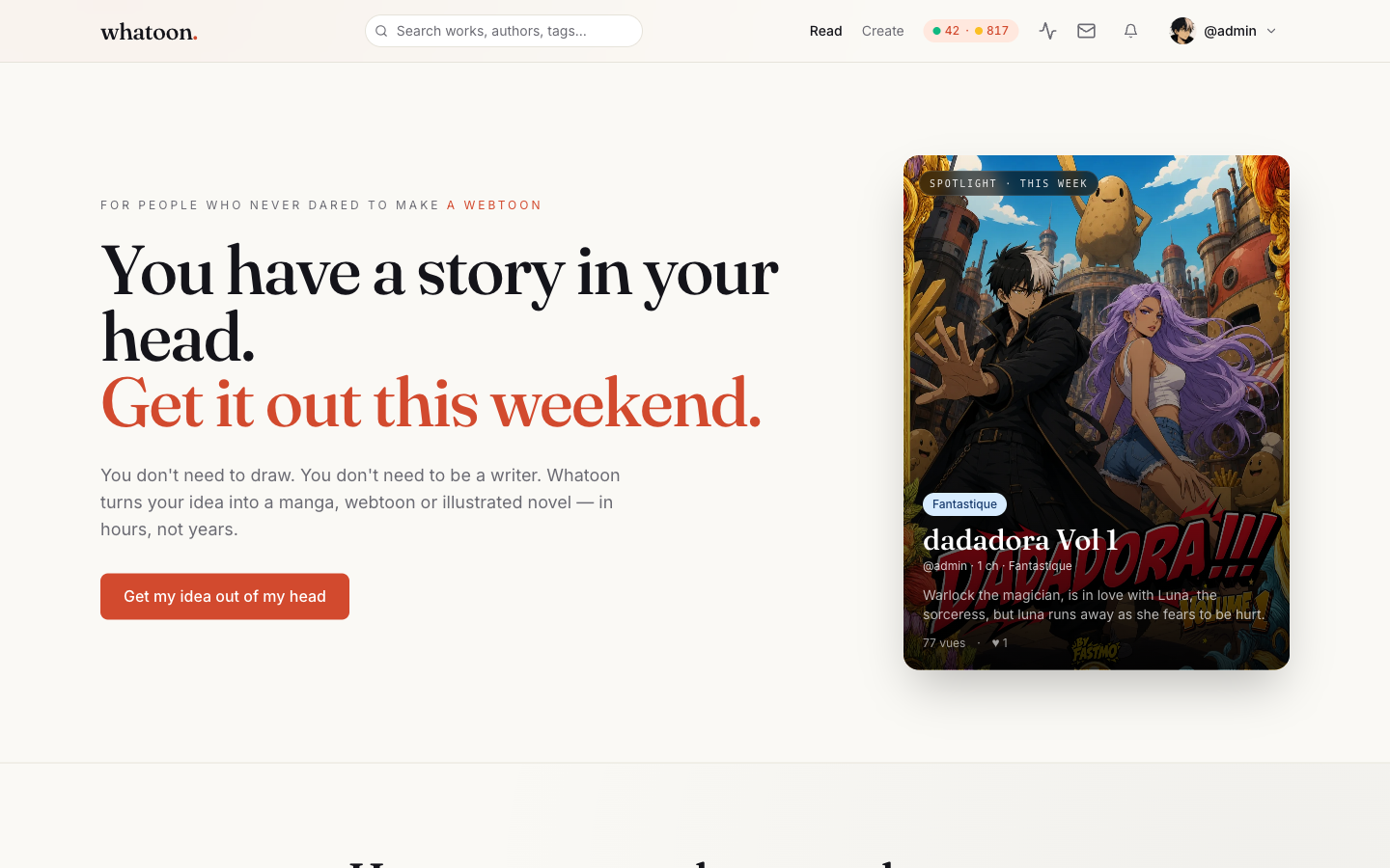 Free reading, paid support
