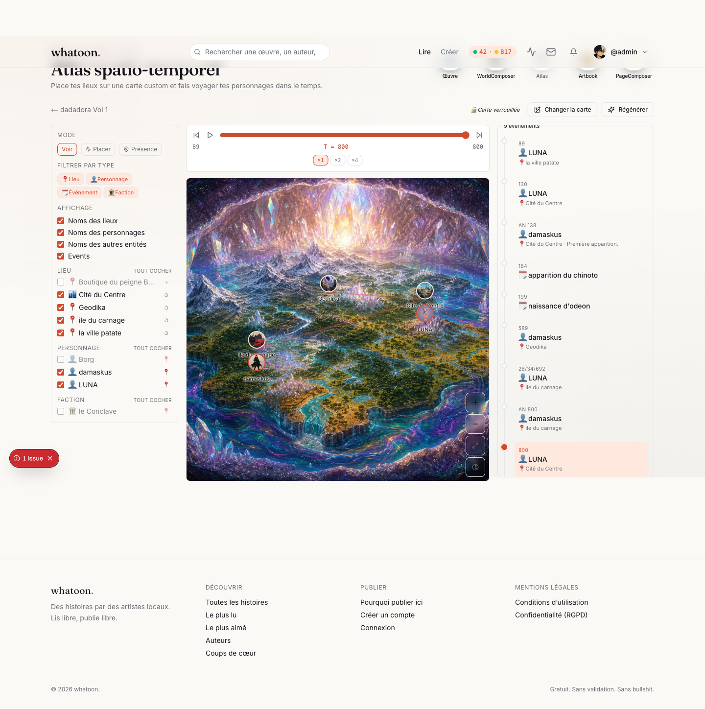 Map of your universe
